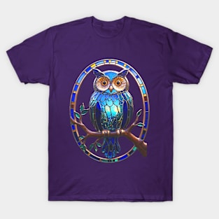 Stained Glass Owl T-Shirt